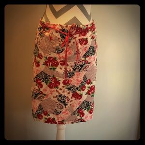 My Michelle floral patchwork print skirt